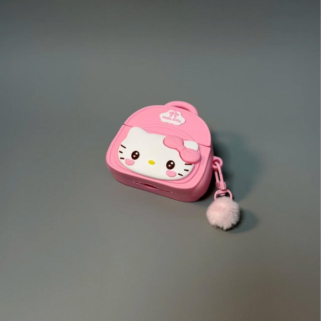 Cute kt cat schoolbag AirPods pro1 apple bluetooth headset case 1/1 generation cartoon protective case for women