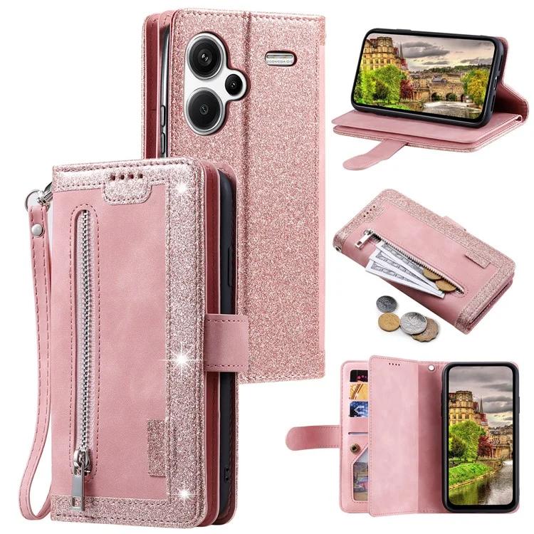 Для Xiaomi Redmi Note 13 Pro + 5G чехол с 9 слотами для карт и подставкой кожаный чехол для телефона в стиле ретро