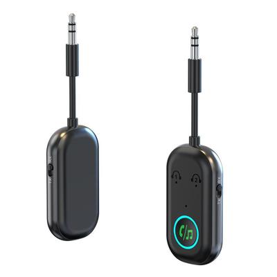 BR08 Bluetooth 5.3 Автомобильный AUX-ресивер 3,5 мм аудиоадаптер