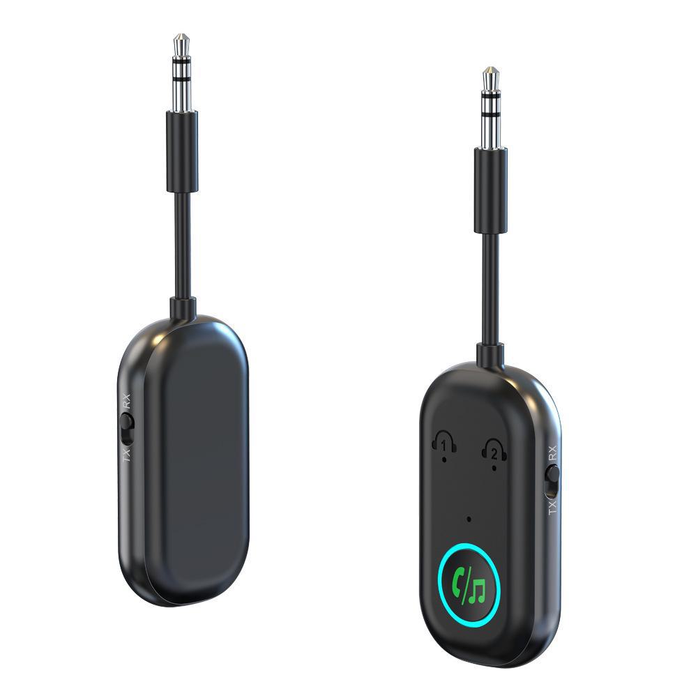 BR08 Bluetooth 5.3 Автомобильный AUX-ресивер 3,5 мм аудиоадаптер