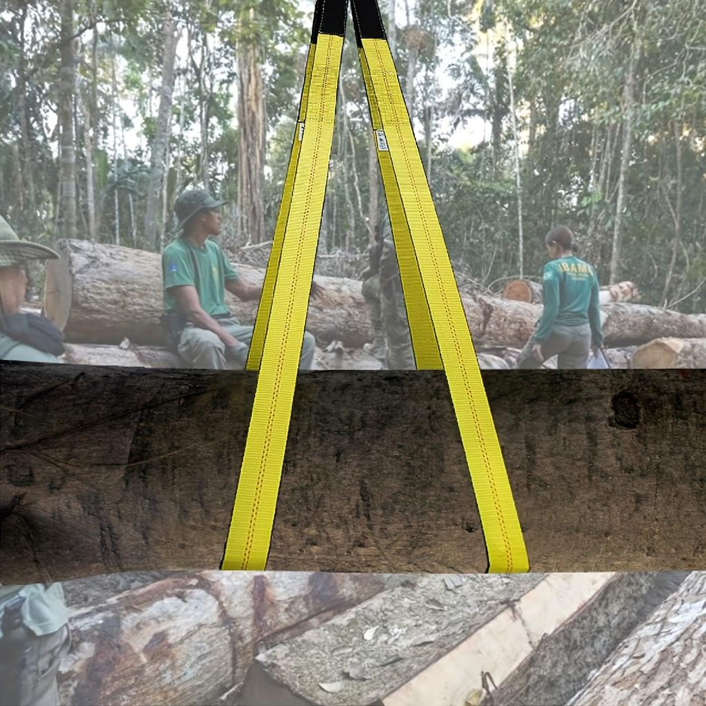 Подъемные ремни, прочные плоские ремни с петлями Подъемные ремни на 15000 фунтов Нейлоновые защитные приспособления для деревьев Рециркуляционные ремни Стропы Лебедочные ремни