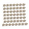 Hollow Star Unfinished Wood Pieces Hoops Blank Cutouts Wooden Ornaments for DIY Craft