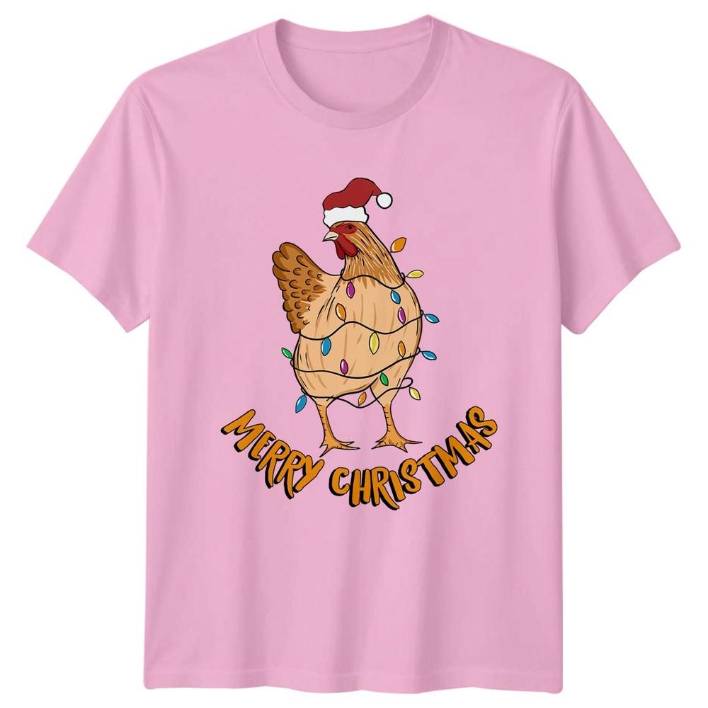 Merry Christmas TShirt Chicken Lover Christmas Christmas Gift For Him And Her