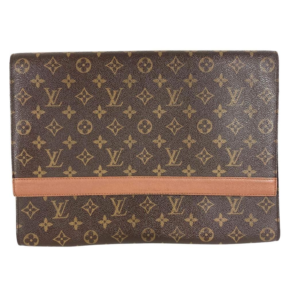 Louis Vuitton M51801 Monogram porto envelope Bag Document Bag Clutch bag Brown