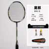 Full Carbon Fiber Badminton Racket Adult Training Offensive Play Lightweight 80-84g Pre-Strung 24lbs G5 Grip