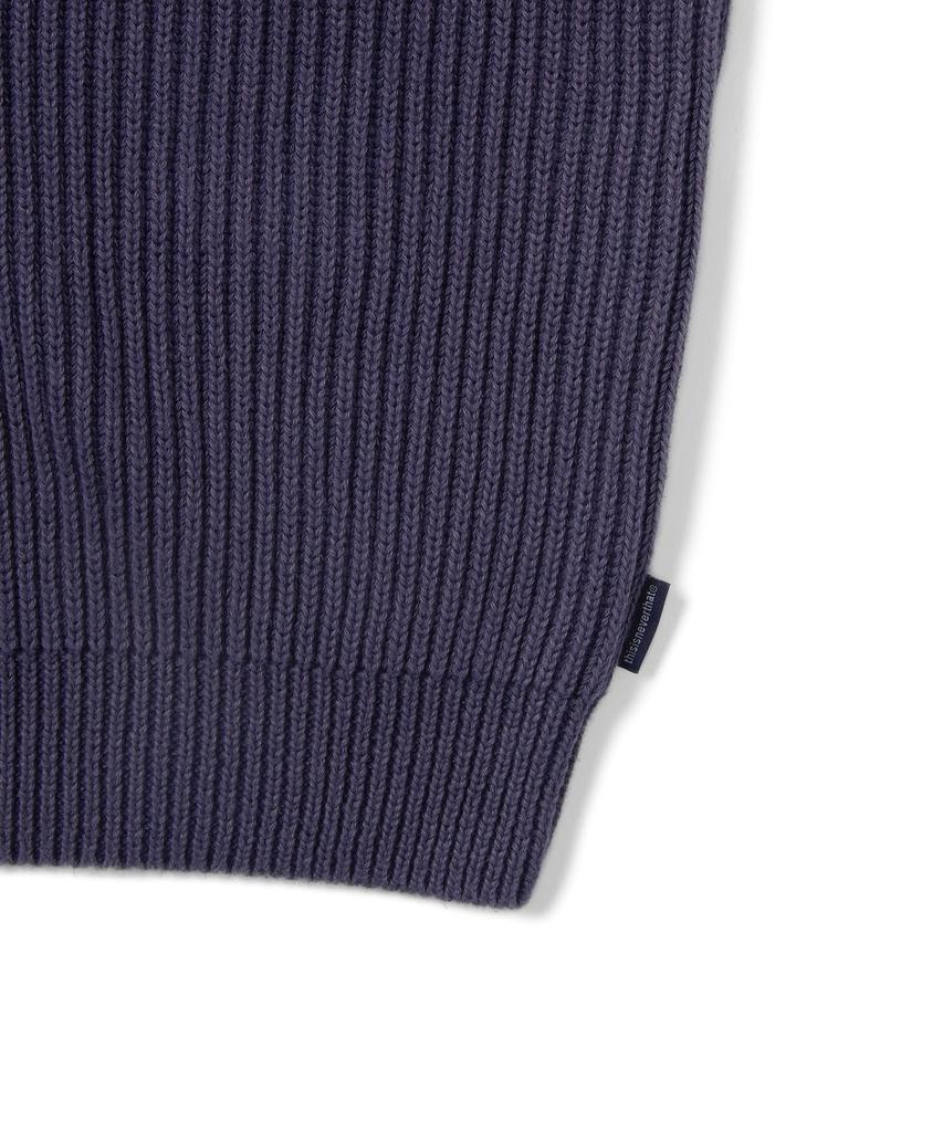 THISISNEVERTHAT Washed Block Knit Sweater Navy