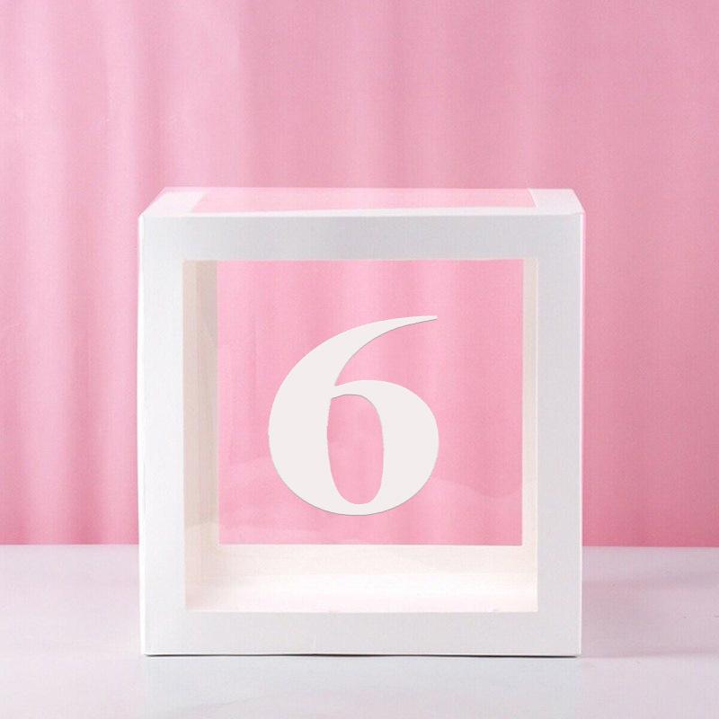 Коробки с воздушными шарами для первого дня рождения, украшения для вечеринки, блоки из воздушных шаров на первый день рождения, декор с одной буквой, декор для детского душа для мальчиков и девочек