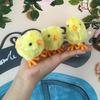 5 шт. пасхальные заводные игрушки для цыплят, новинка, прыгающая курица, кляп, плюшевые игрушки для маленьких цыплят, сувениры, реквизит, подарок для детей, мальчиков и девочек