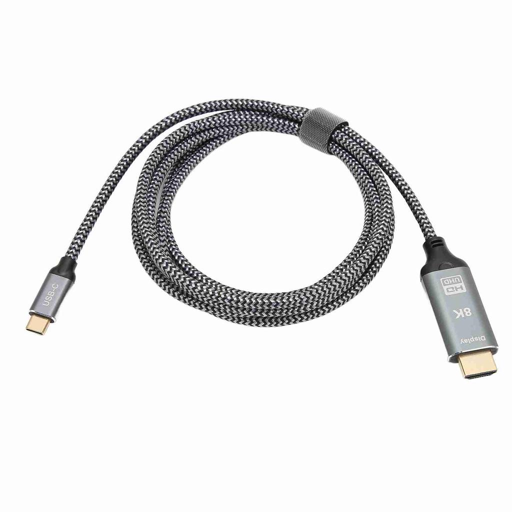 8K USB C To HD Multimedia Interface Adapter Cable Male To Male USB3.1 Type C To HD Multimedia