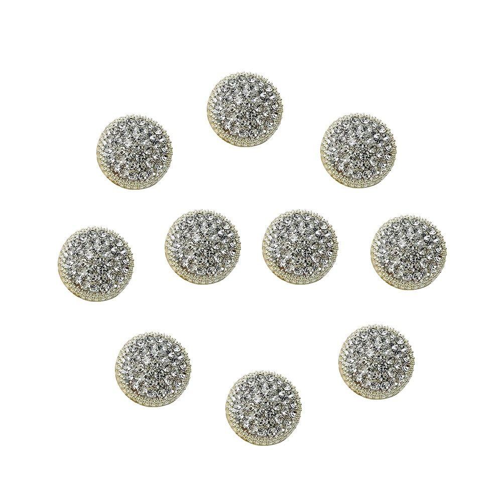 Quality DIY Clothing Decoration Metal Rhinestone Buttons Sewing Button Shirt Buttons Needlework