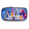 Kpop Themed Pencil Case Kids Teens Boys Girls Nylon Stationery Bag Cartoon Style School Organizer