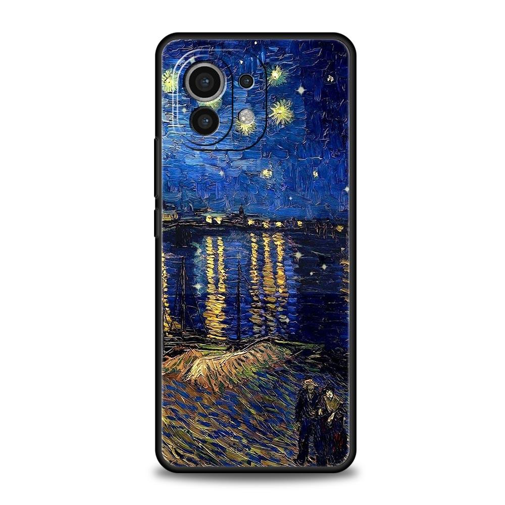 Чехол для телефона для Xiaomi 13 12 11 Lite 12T 11T 10T 9T Mi Poco M4 M3 X4 X3 Pro F4 F3 GT 5G Накладка Оболочка Coque Масляная живопись Ван Гога