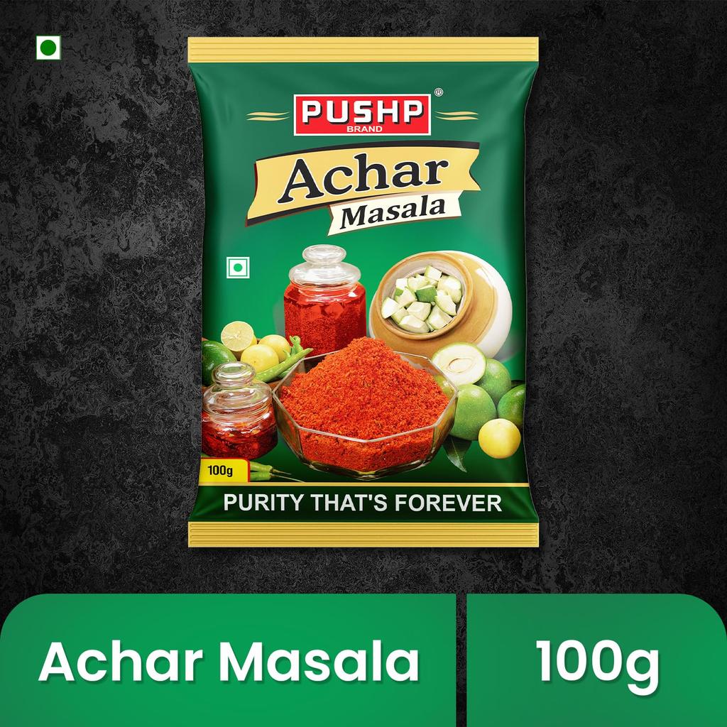 Pushp Achar Masala Premium Blend Traditional Spice Mix For Authentic Homemade Pickles Ready To Use 100ml Pack Of 1