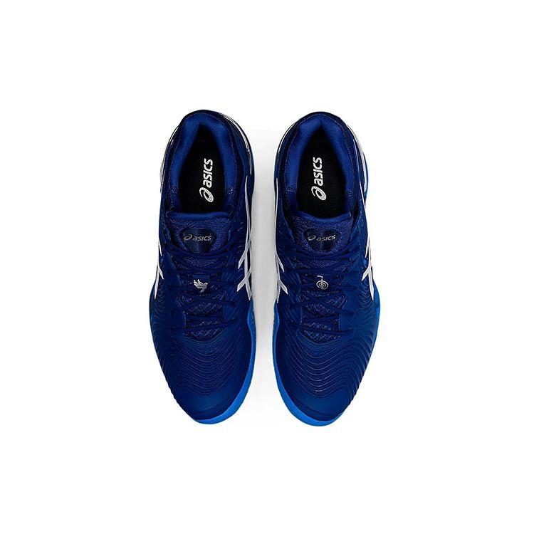 Asics Мужские кроссовки Court FF Novak Blue Print Camo белые 1041A089-403