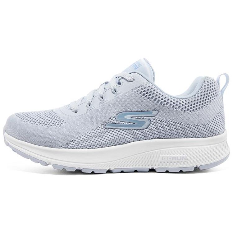 Skechers Go Run Стабильные Удобная Ткань Низкие Кроссовки для Бега Женские кроссовки Синий 128288-LTBL