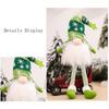 Cute Celebration Gift Christmas Decoration Lights Doll Old Man Rudolph Dwarf Goblin Glowing Elf