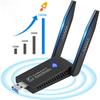 1300 Mbps WiFi Adapter USB 3.0 Dual 2.4 / 5.8GHz Band WLAN Stick for PC Windows