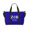 Zeta Phi Beta 1920 Print Travel Duffel Bag Women Multipurpose Workout Luggage Handbag Lightweight Waterproof Tote Bags