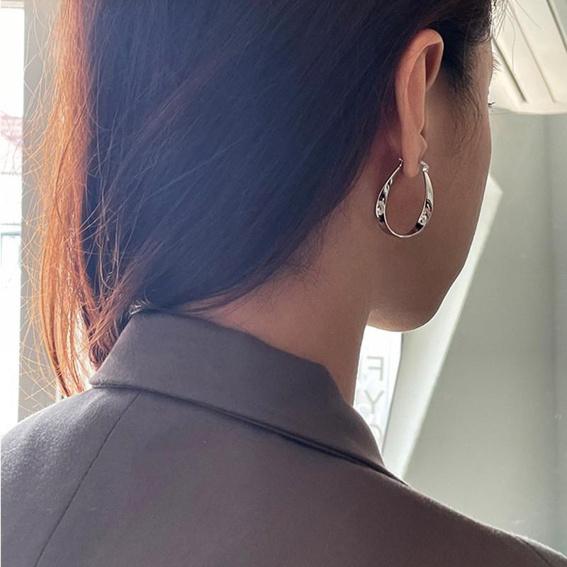 Игольчатый пирсинг большой круглый обруч серьги для женщин девочек милые вечерние свадебные подарки ювелирные изделия