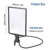 Hands-Free Rechargeable Neck Magnifier with Light - Perfect for Elderly Reading