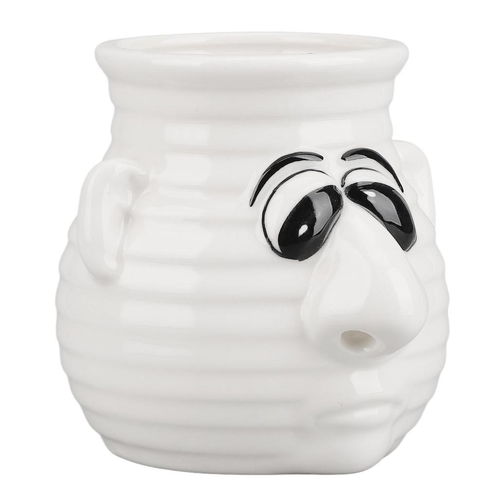 Egg Separator Funny Snot Nose Easy Operation Durable Ceramic Time Saving Egg White Separator for Egg Kitchen