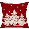 1 шт. Веселого Рождества праздничное украшение наволочка Рождественская елка Снеговик узор диванная подушка комплект украшение для дома подарок