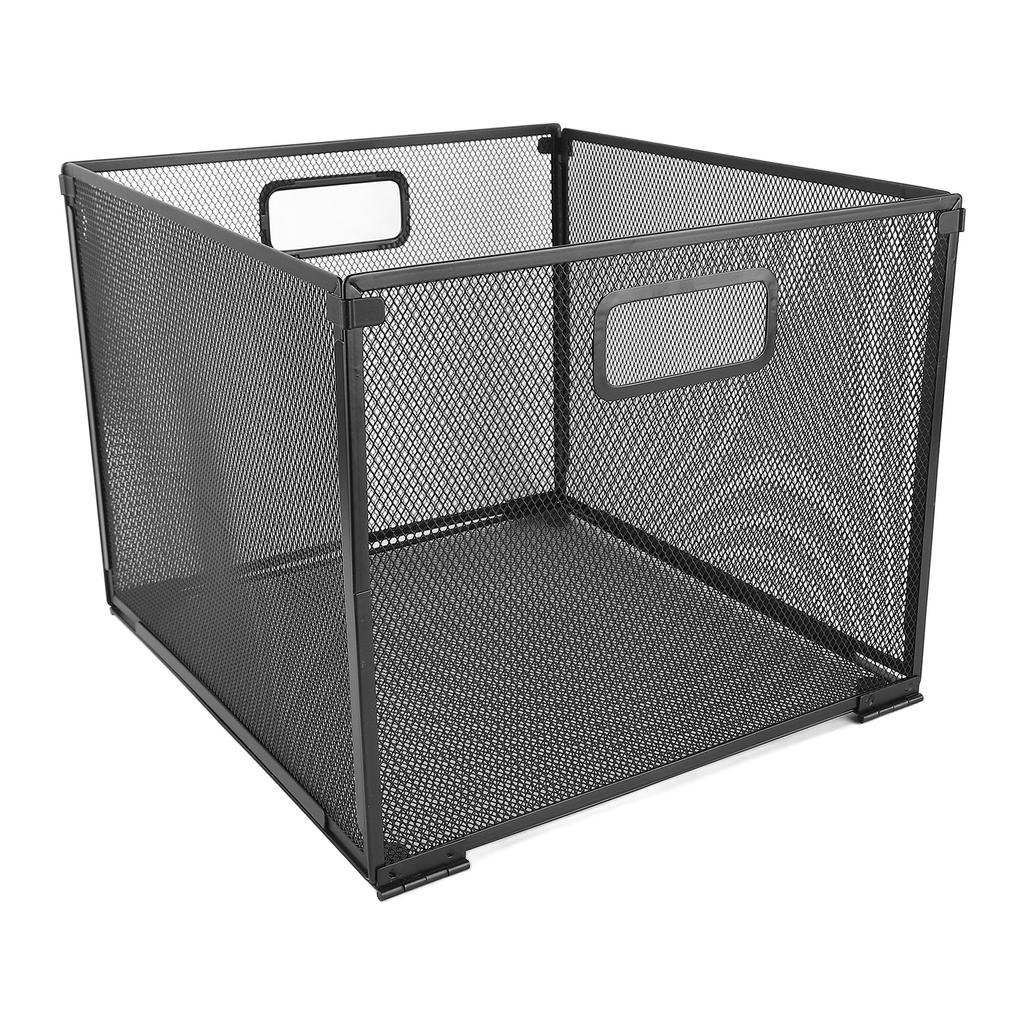 Держатель для файловой корзины, складной, большой емкости, железная сетка, настольный ящик для хранения файлов для книг, журналов