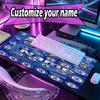 Custom Name Personalized Chelsea Football Club Pattern Mousepad, Laptop PC Desk Mat, Decorative Desk Mat for Home Keyboard Pad Gift