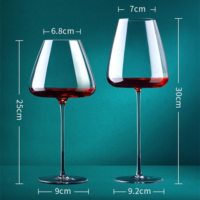Crystal wine glass europe northern chicken overdim overdized glass wedding gift box birthday couple free couple free couple | Wine glasses