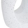 Table café totem "Narlon" diamètre 38 cm blanc Atmosphera