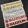2 шт. Наклейки для Suzuki GSXR1000 GSR600 GSXS1000 Аксессуары 3D Наклейка на бак Логотип Эмблема Золотой Серебристый Черный Красный Наклейка на мотоцикл