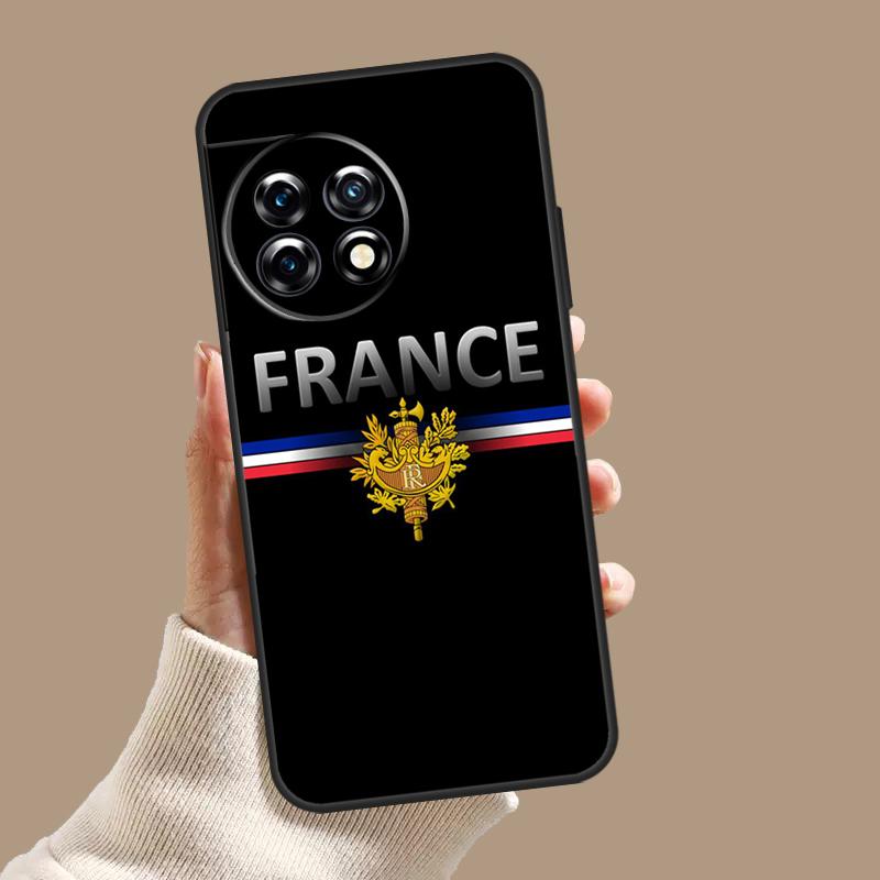 France National Flag Case For OnePlus Nord CE 3 Lite CE4 2 2T N10 N20 N30 OnePlus 12 11 9 10 Pro 8T 10T 12R Cover