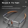 TR90 Sport Reading Glasses Ultralight Anti-blue Light Presbyopia Eyeglasses Men Myopia Far Sight Optical Eyewear DioptersTo +4.0