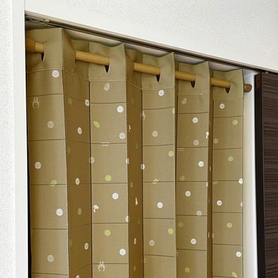 Noren Kobo Гармошка Ghibli Мой сосед Тоторо Штора-паттер Разделитель комнаты Штора Подарок из леса Коричневый Ширина 96 x Длина 200 см 98334