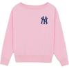 MLB Нью-Йорк Янкиз Свободная Толстовка с Рифлеными Манжетами и Логотипом Женская толстовка 3FMTV1861-50MAM