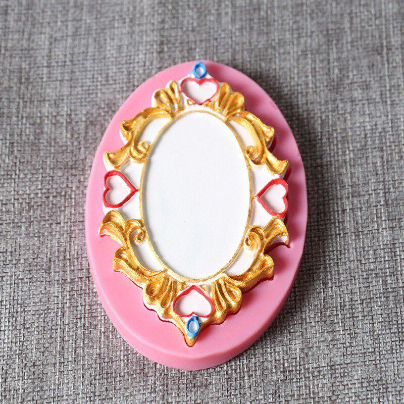 Silicone Mold Baking Vintage Photo Frame Shape DIY Fondant Chocolate Mold Cake Decorating Tools