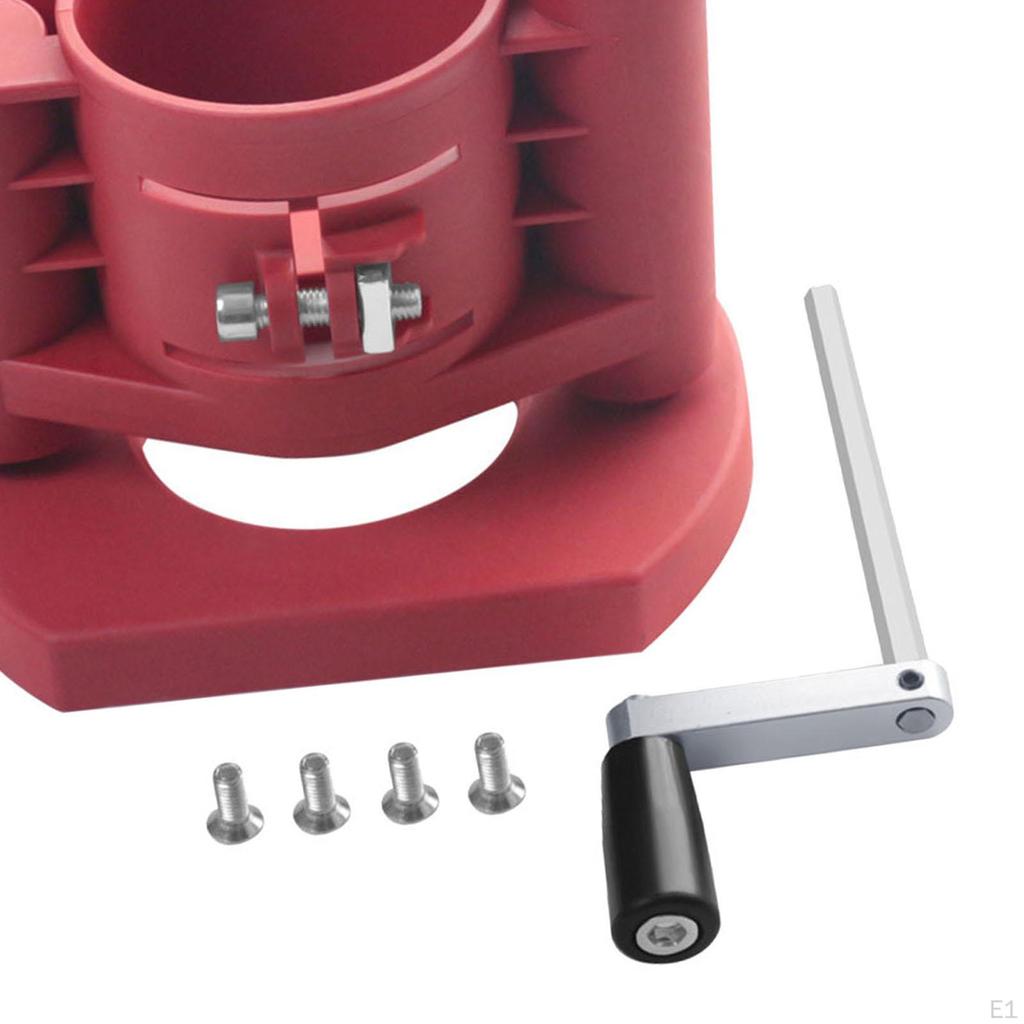 Подъемная база фрезера по дереву, стержень из нержавеющей стали, максимальный ход подъема 46 мм, инструмент для самостоятельного снятия фаски