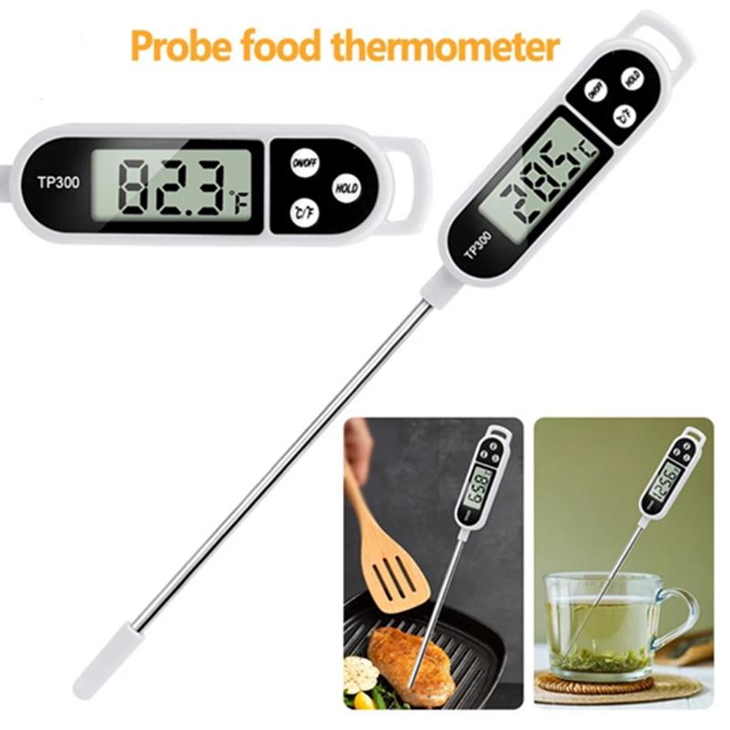 Probe Type Meat Thermometer Digital Kitchen Thermometer Cooking Milk Food BBQ TP300 Electronic Food Temperature Gauge Tools 4