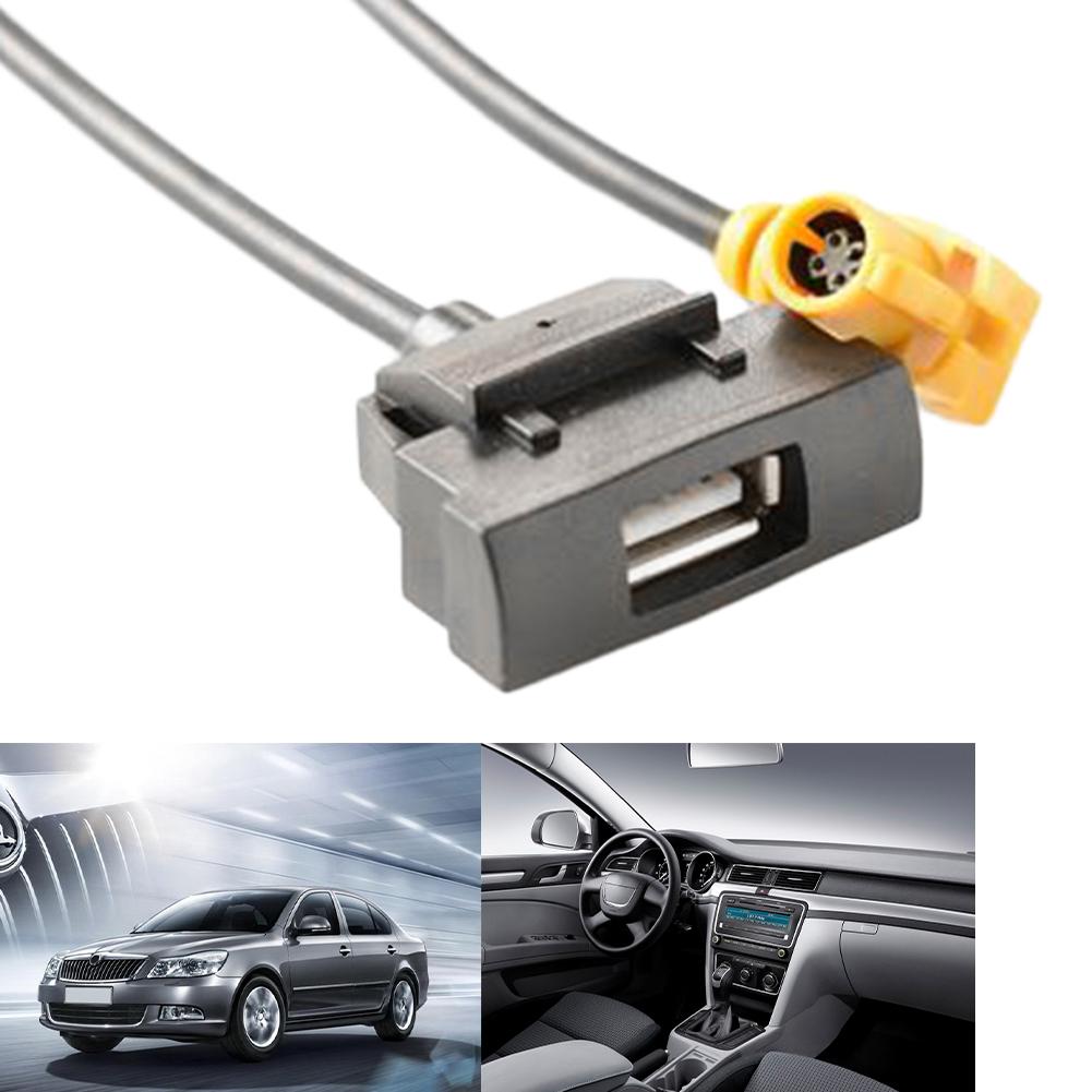 Премиальный USB-кабель-разъем для Skoda Octavia RCD510 RSN315, длина 80 см