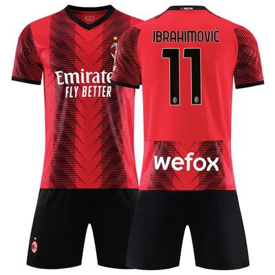 Домашняя футболка AC Milan 2023-2024 № 11 Ибрагимович