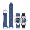 Аксессуары для часов Patek Philippe Nautilus 5711 5712 5726 5980 Жидкий силиконовый ремешок для часов 25 мм-12 мм Браслет