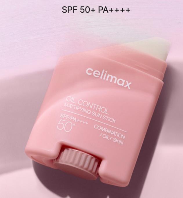 CELIMAX Матирующий солнцезащитный стик для контроля жирности SPF50+ PA++++ 19г