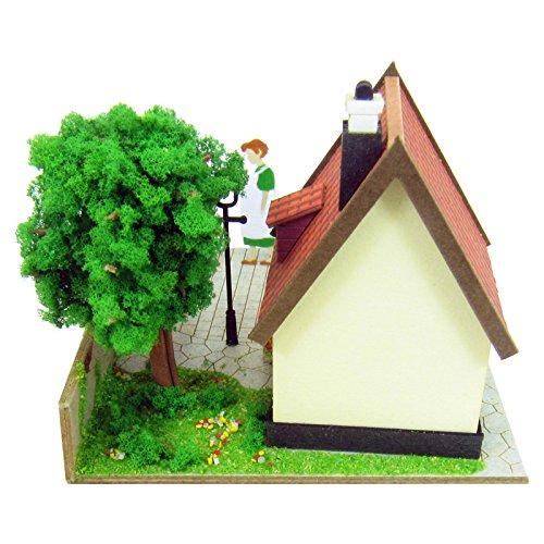 Sankei Миниатюрная модель из бумаги Studio Ghibli Служба доставки Кики Осоно и Кики MP07-07 Многоцветная
