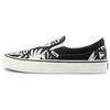 Кеды слипоны из канваса, легкие, прочные, дышащие, низкие, для скейтбординга, унисекс, черно-белые VN0A3MUC9IG