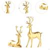 2 шт. Фигурки оленей Украшения в виде оленей Статуэтки для создания праздничной атмосферы Скульптуры для