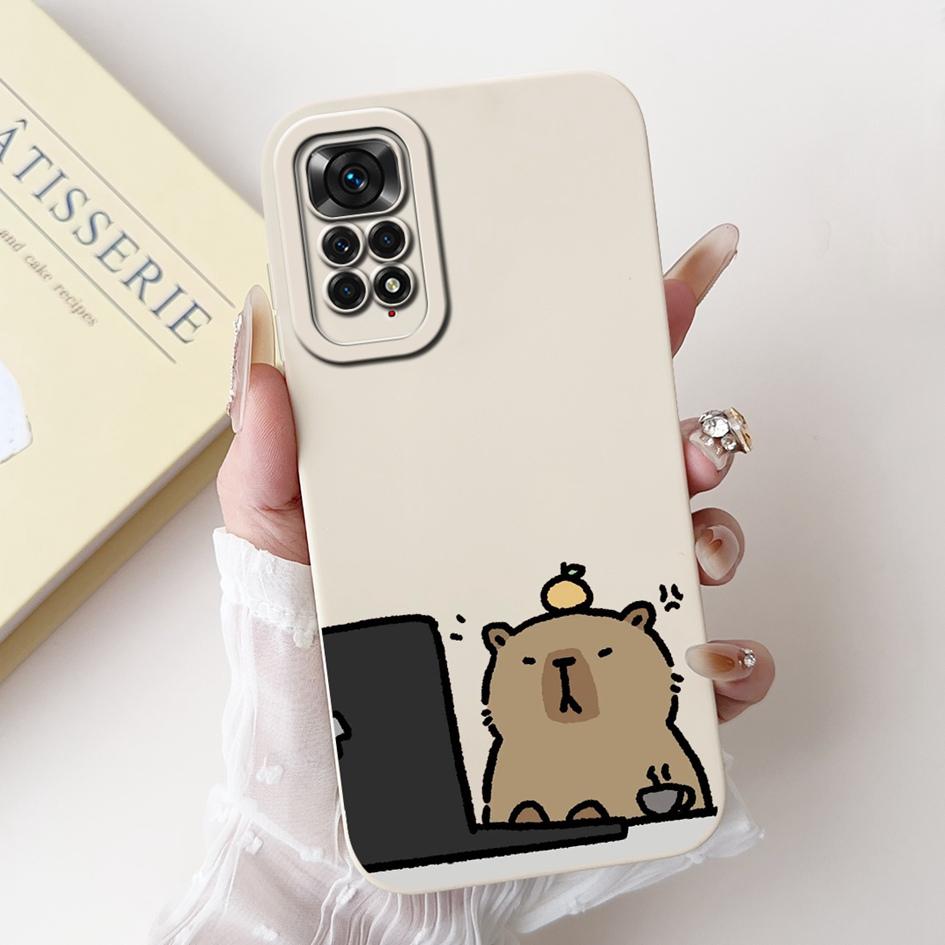 Чехол для Redmi Note 11 Note 11s 4G Мягкий силикон ТПУ Милый чехол для Xiaomi Redmi Note 11 Pro 5G Чехол для телефона на Redmi Note11s Capa
