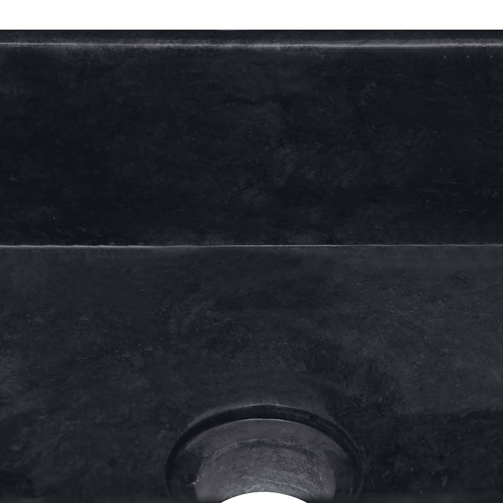 Black Wash Basin 30 x 30 x 13 cm Marble