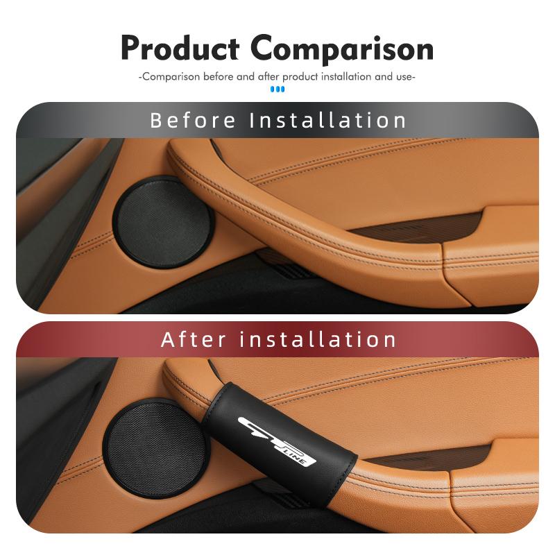 For KIA Car Handle Protective Cover Roof Handle Covers Auto Interior Accessories K5 K2 Optima Soul Spectra Niro Cadenza SephiaCH3