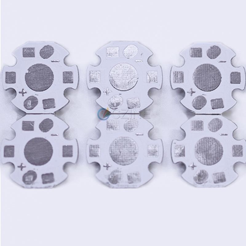 Мощные светодиодные лампы: Шестиугольное основание из алюминия для печатной платы, 2-8 футов, 1 Вт3 Вт5 Вт, для рассеивания тепла фонарика