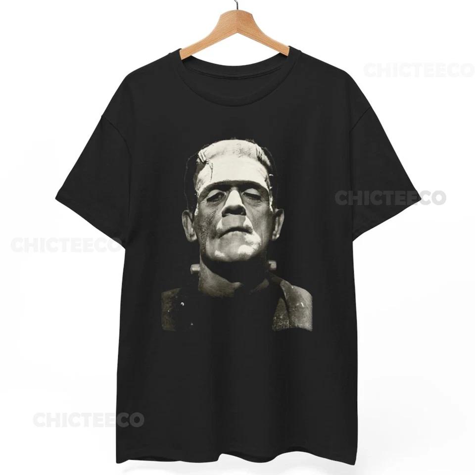 Frankenstein & Bride Couple Shirt Halloween Horror Goth Classic Unisex Tee